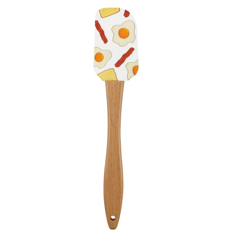 Spatule en silicone motif petit-déjeuner