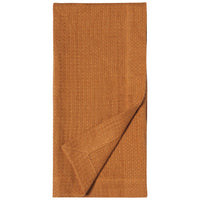 Serviette en lin ambrée