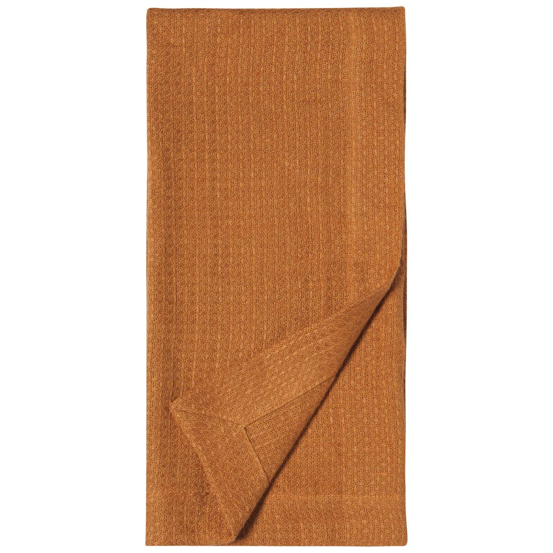 Serviette en lin ambrée