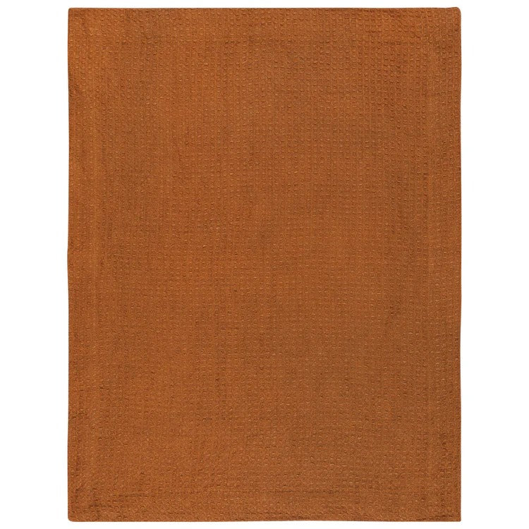 Serviette en lin ambrée