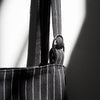 Black Pinstripe Oversized Mightly Apron