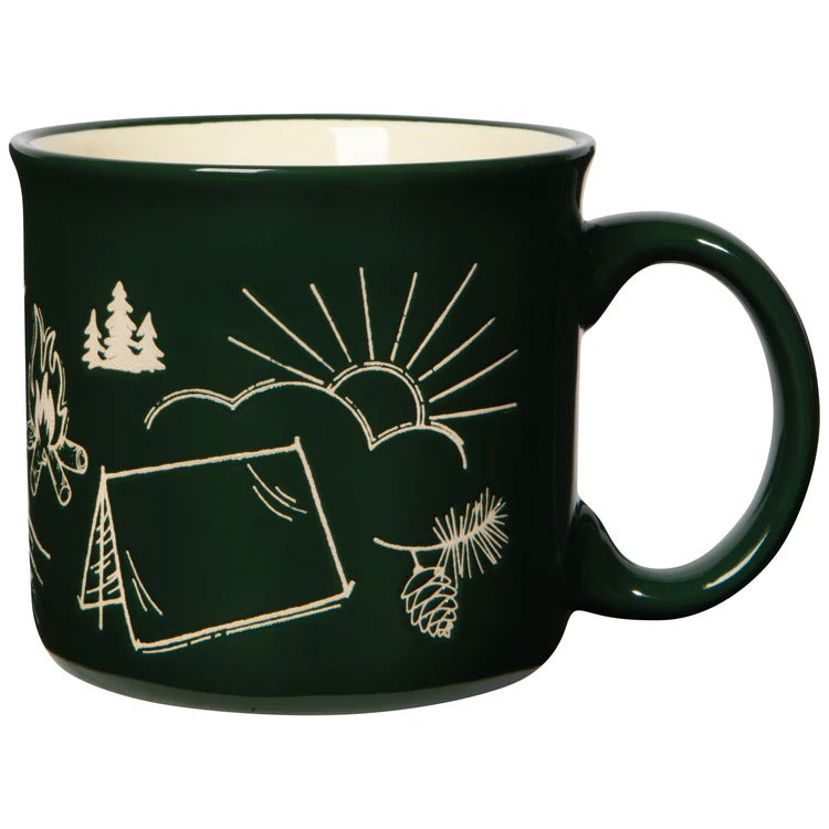 Mug à motif de camping 20 oz