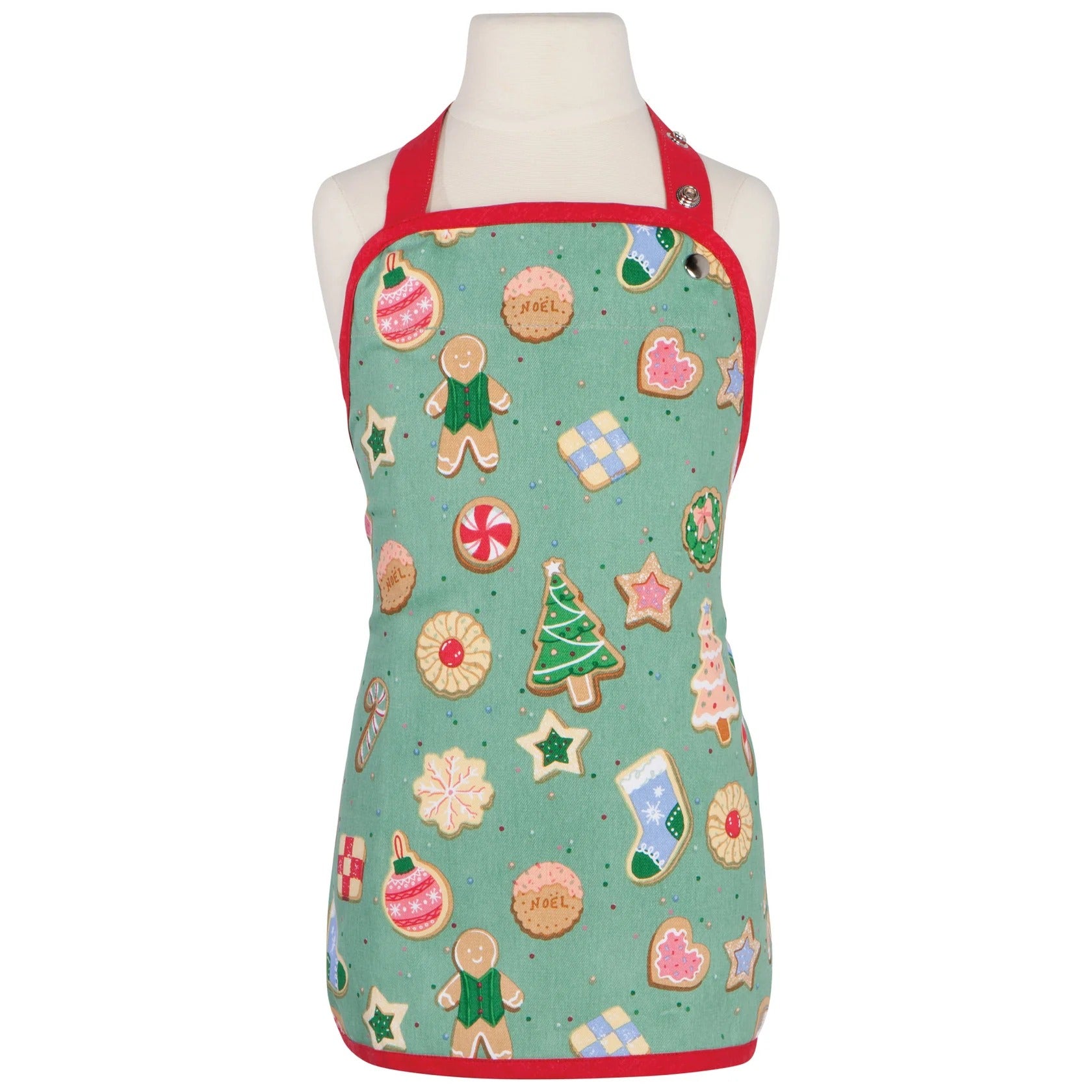 Tablier de Noël pour enfants "Échange de biscuits"