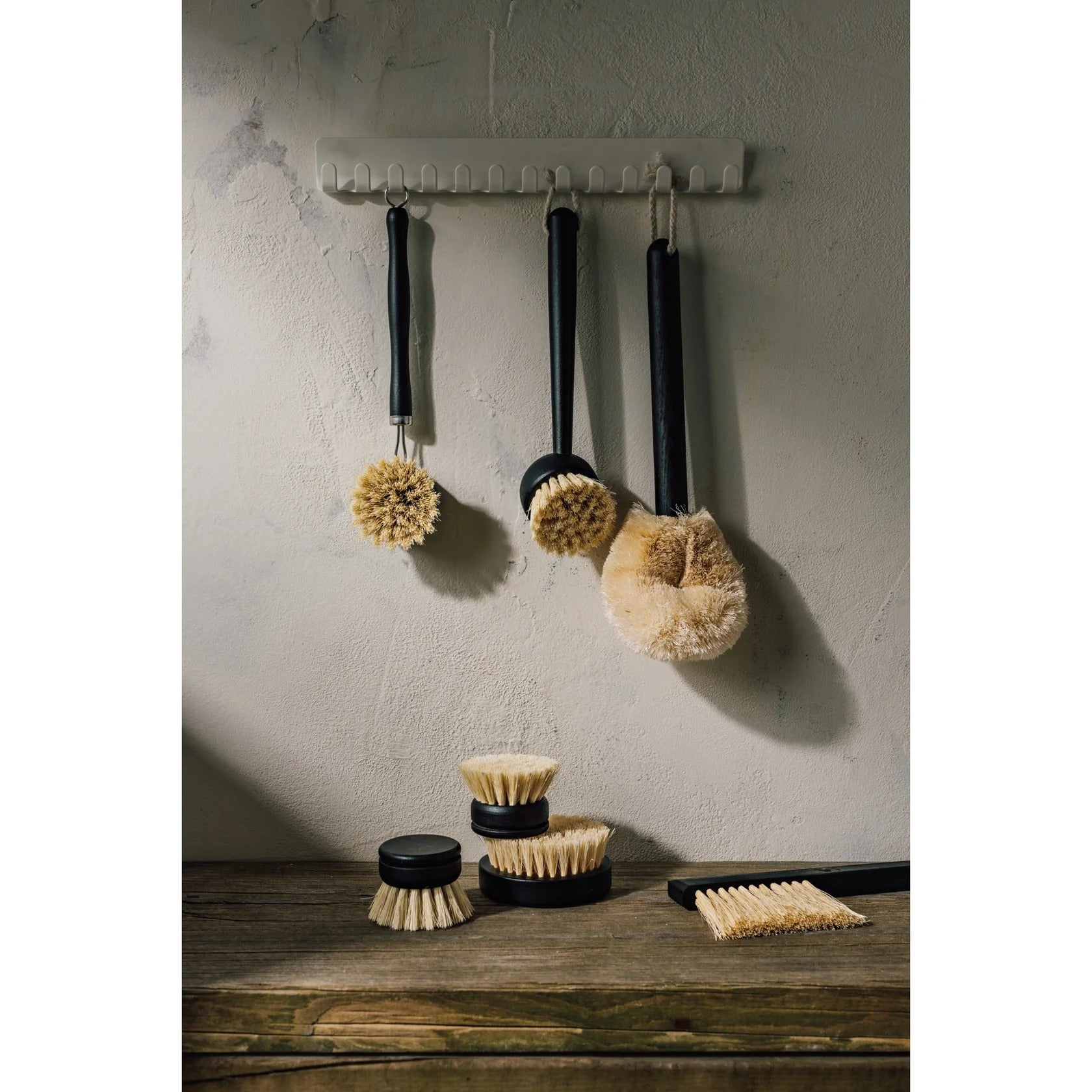 Brosse à vaisselle en sisal détachable