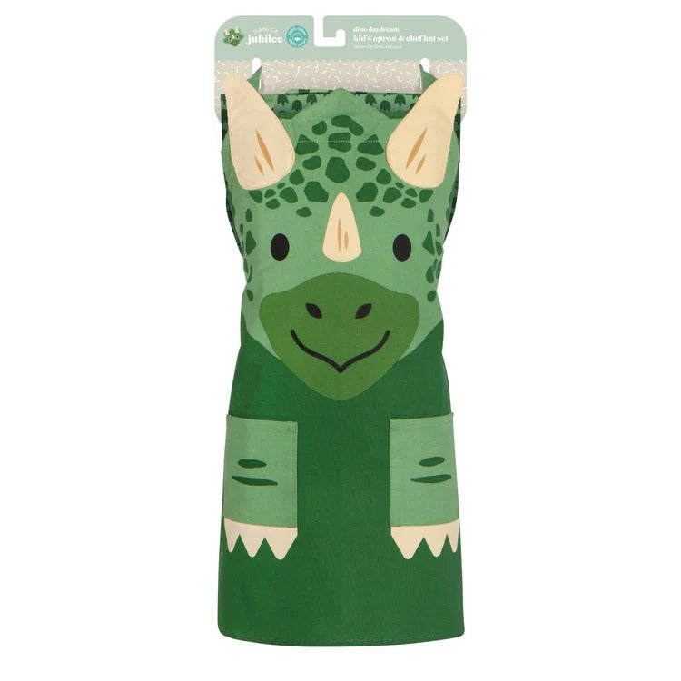 Tablier et Chapeau de Cuisine Enfant Dino