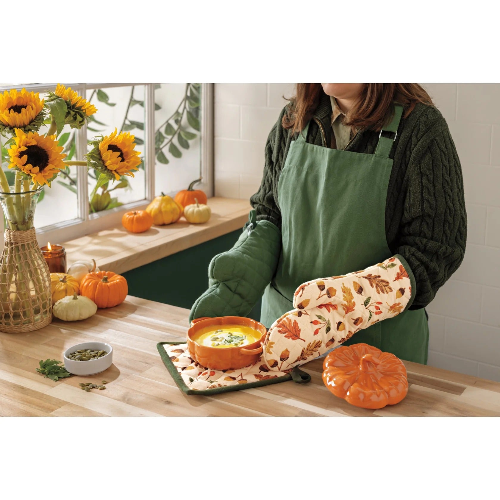 Tablier de cuisine Elm Green