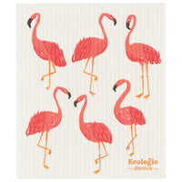 Torchons suédois flamants roses