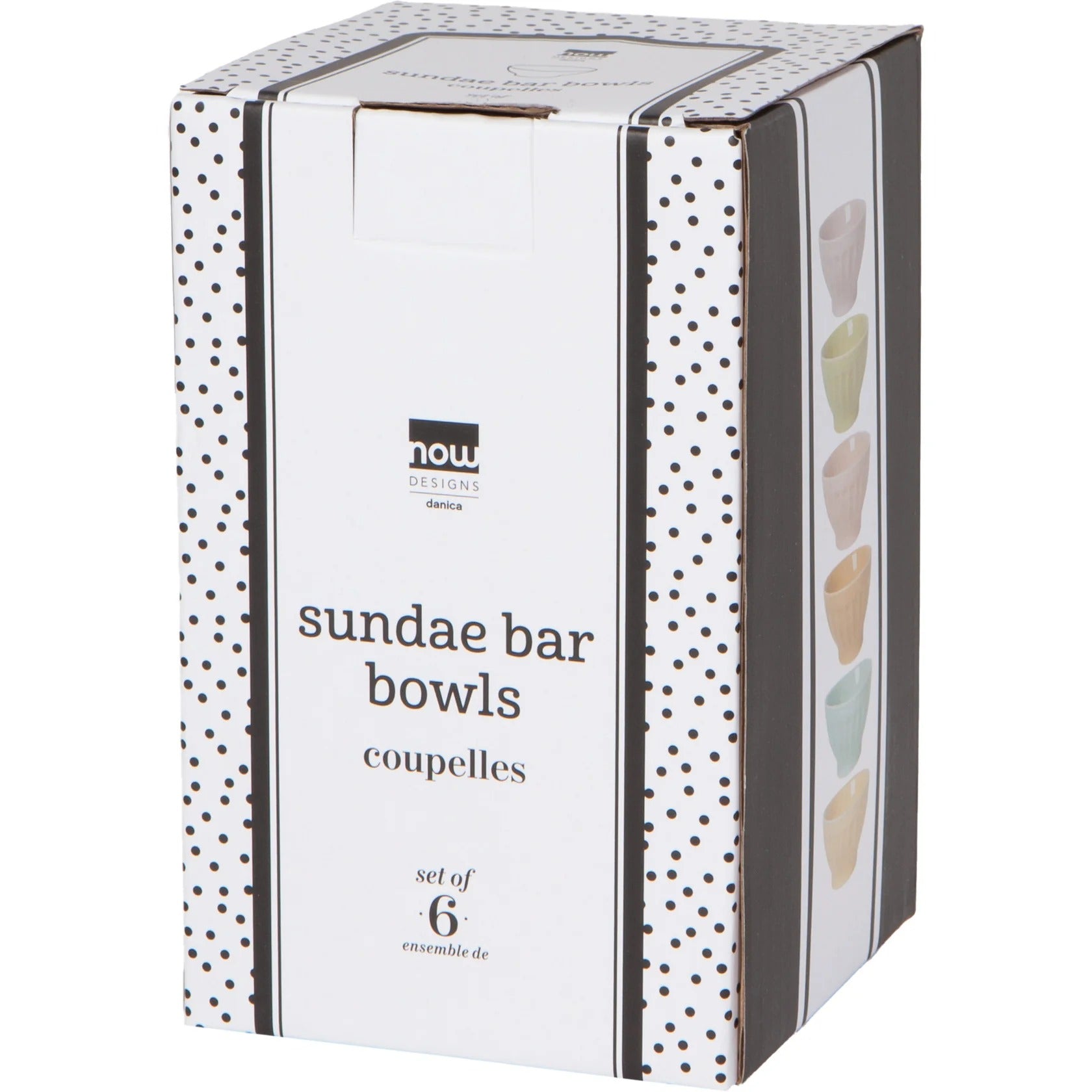Flora Sundae Bar Pinch Bowls - Set of 6
