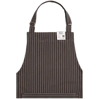 Tablier de chef rayé gris granit