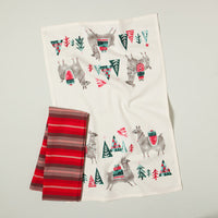 Happy Llamadays Coordinated Dishtowels Set of 2