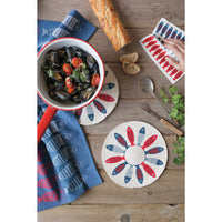 Little Fish Woven Jacquard Dishtowel