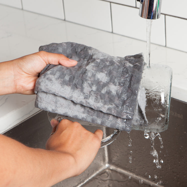 Mercantile Dishcloths in Basket Cloud Set of 3