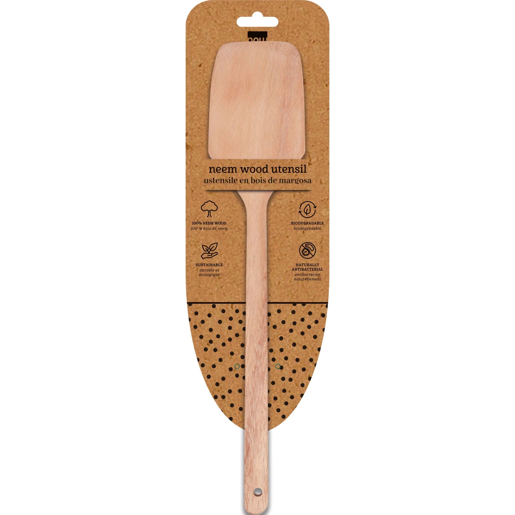 Spatule en bois de neem