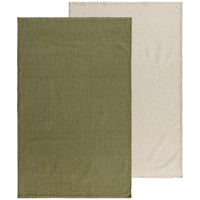 Olive Branch Dash Hand Towels - Set of 2
