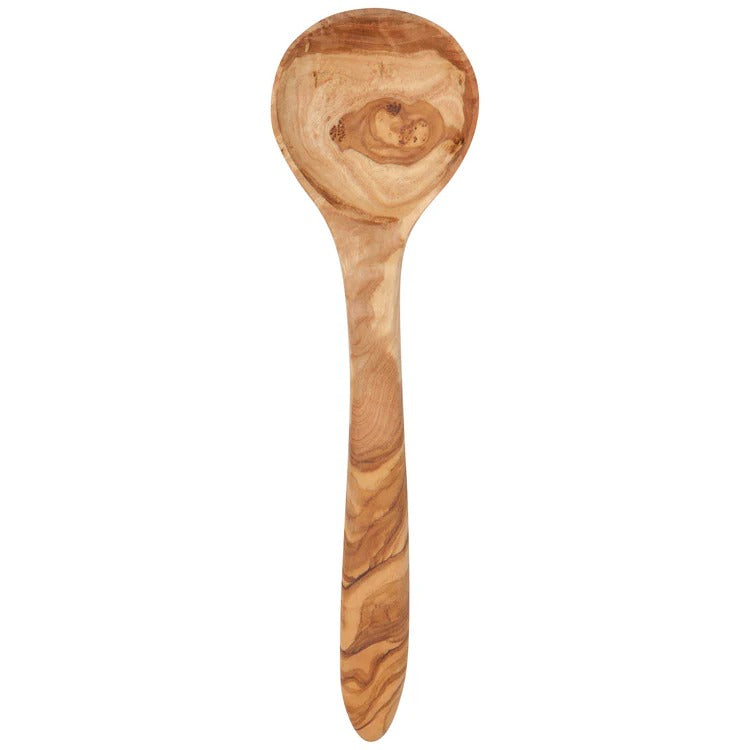 Cuillère incurvée en bois d'olivier