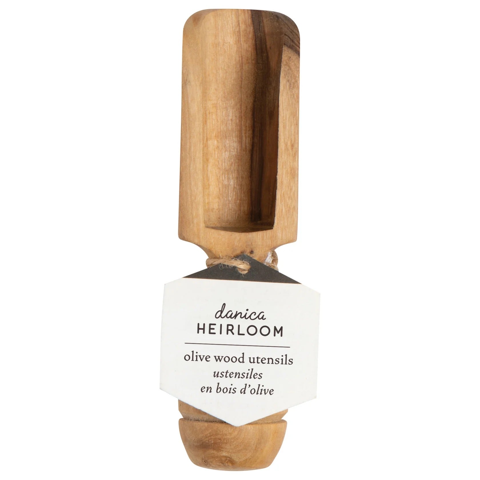 Cuillère à sel en bois d'olivier