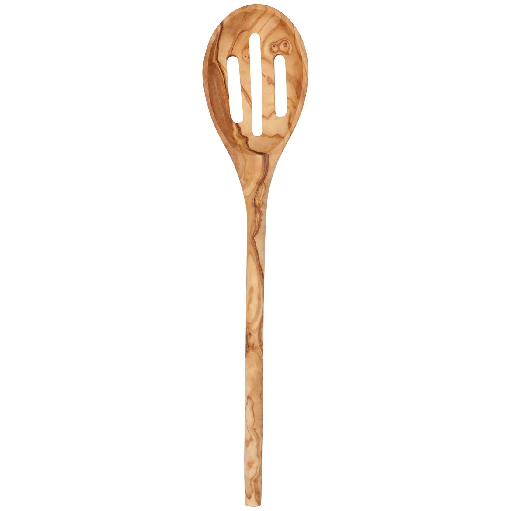 Cuillère à égoutter en bois d'olivier