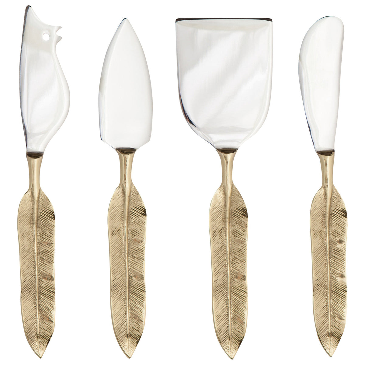 Plume Cheese Knives Set of 4