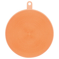 Scrub Bub Peach Silicon Scrubber