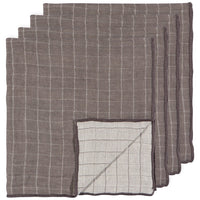 Shadow Double Weave - Lot de 4 serviettes en tissu