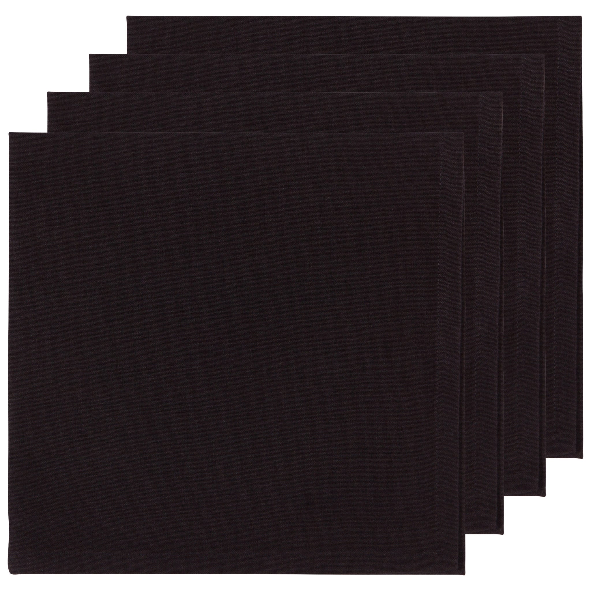 Spectrum Black Napkins Set of 4