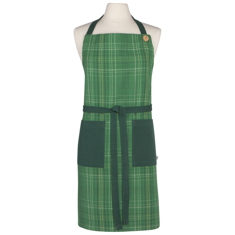 Woods Plaid Spruce Apron