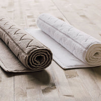 Danica Heirloom Jacquard Bathmat - Charcoal