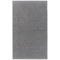 Danica Heirloom Jacquard Bathmat - Charcoal