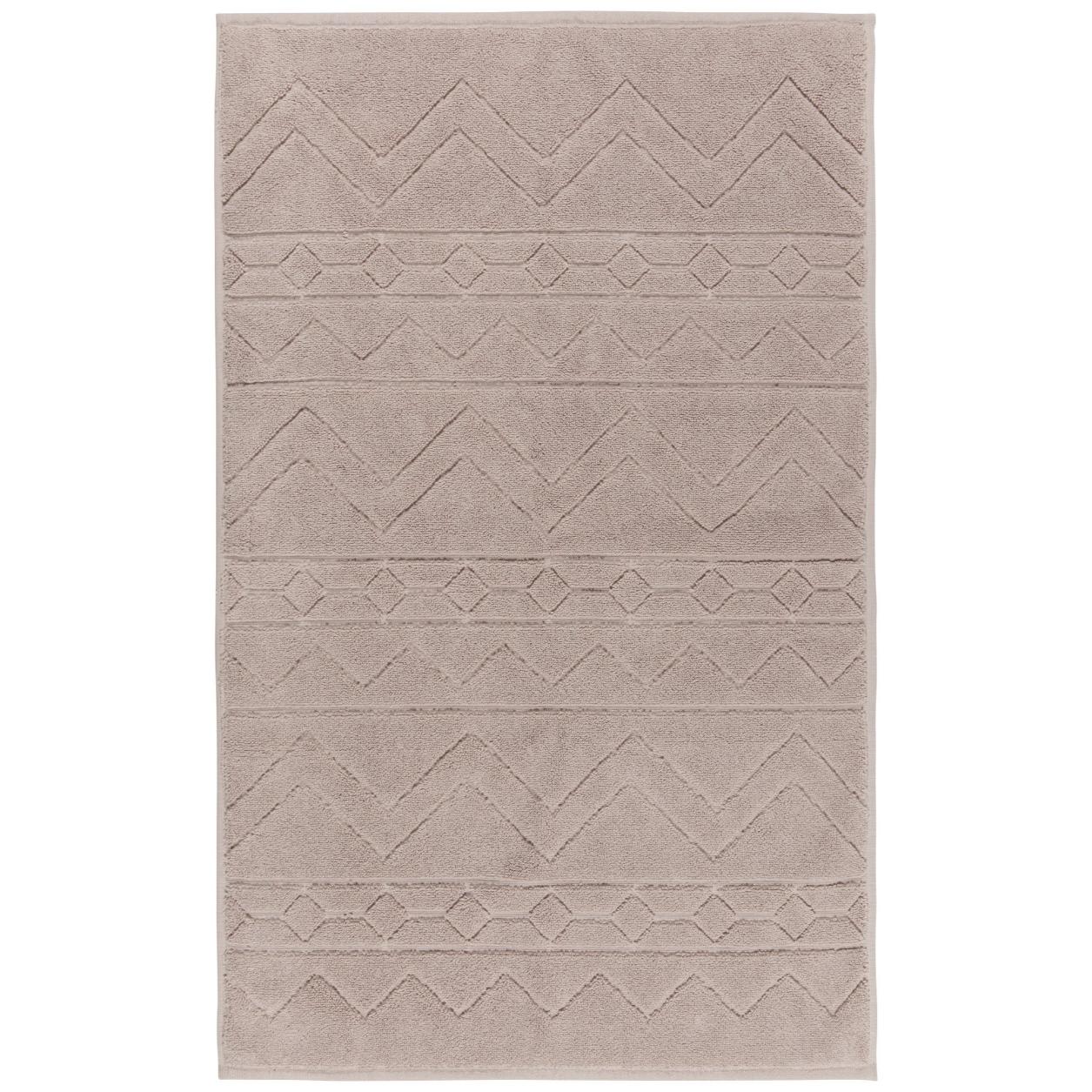 Danica Heirloom Jacquard Bathmat - Stone