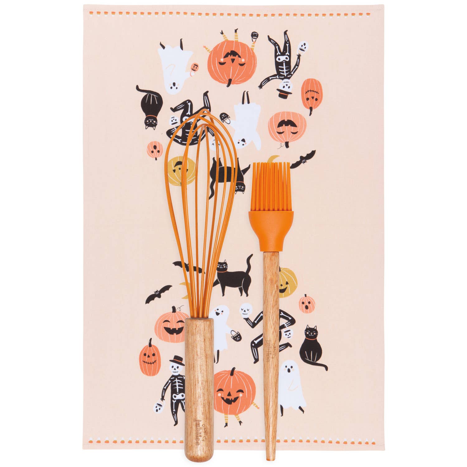 Danica Jubilee Whisk, Brush, and Dishtowel Set of 3 - Boo Crew