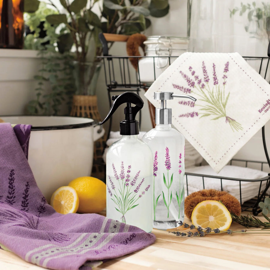 Lavender Jacquard Dishtowel