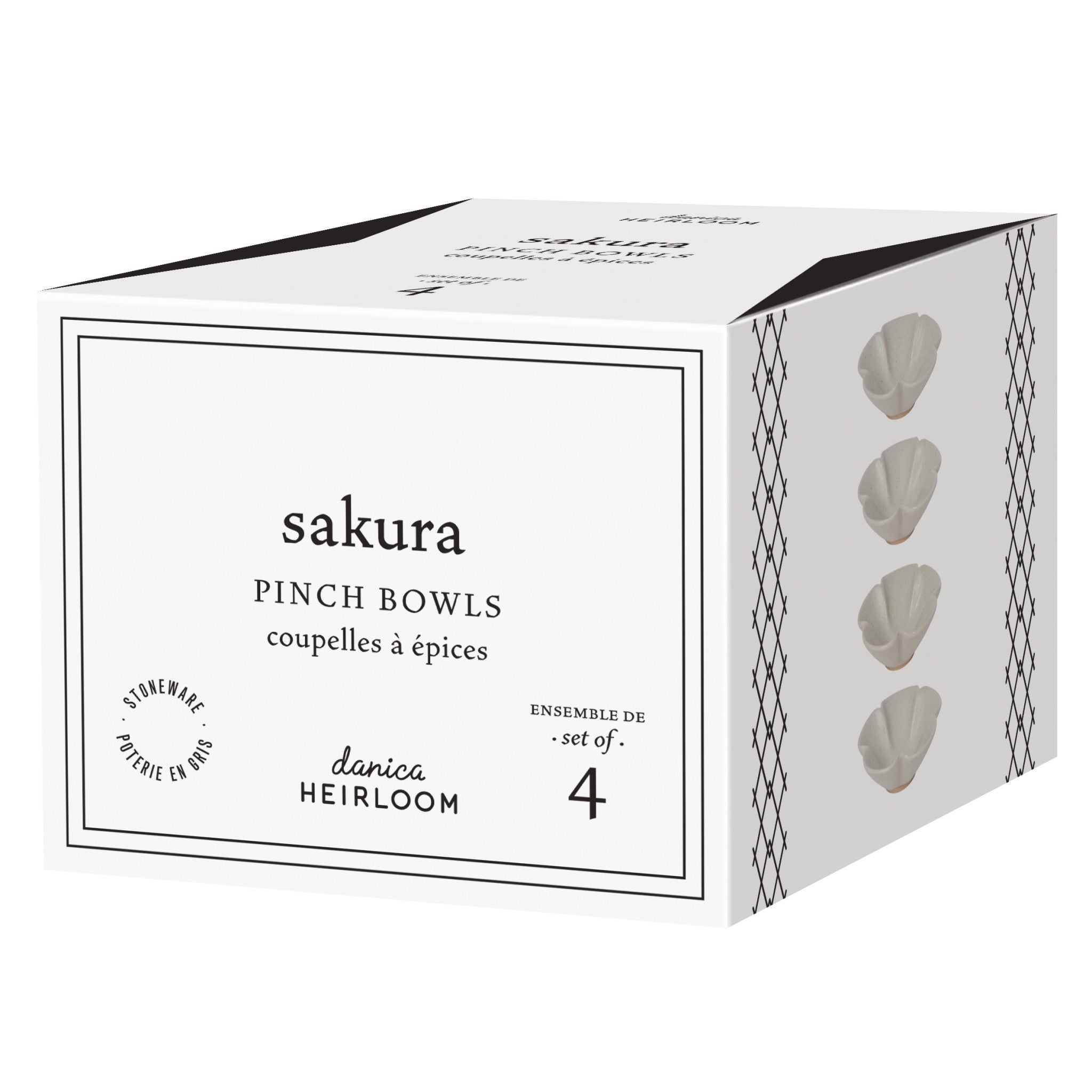 Coupelles à Épices Sakura - Ensemble de 4