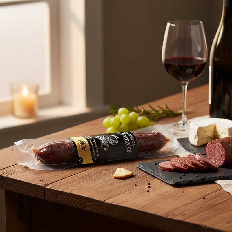 Saucisson sec Warrior - Érable et poivre boréal 70 g