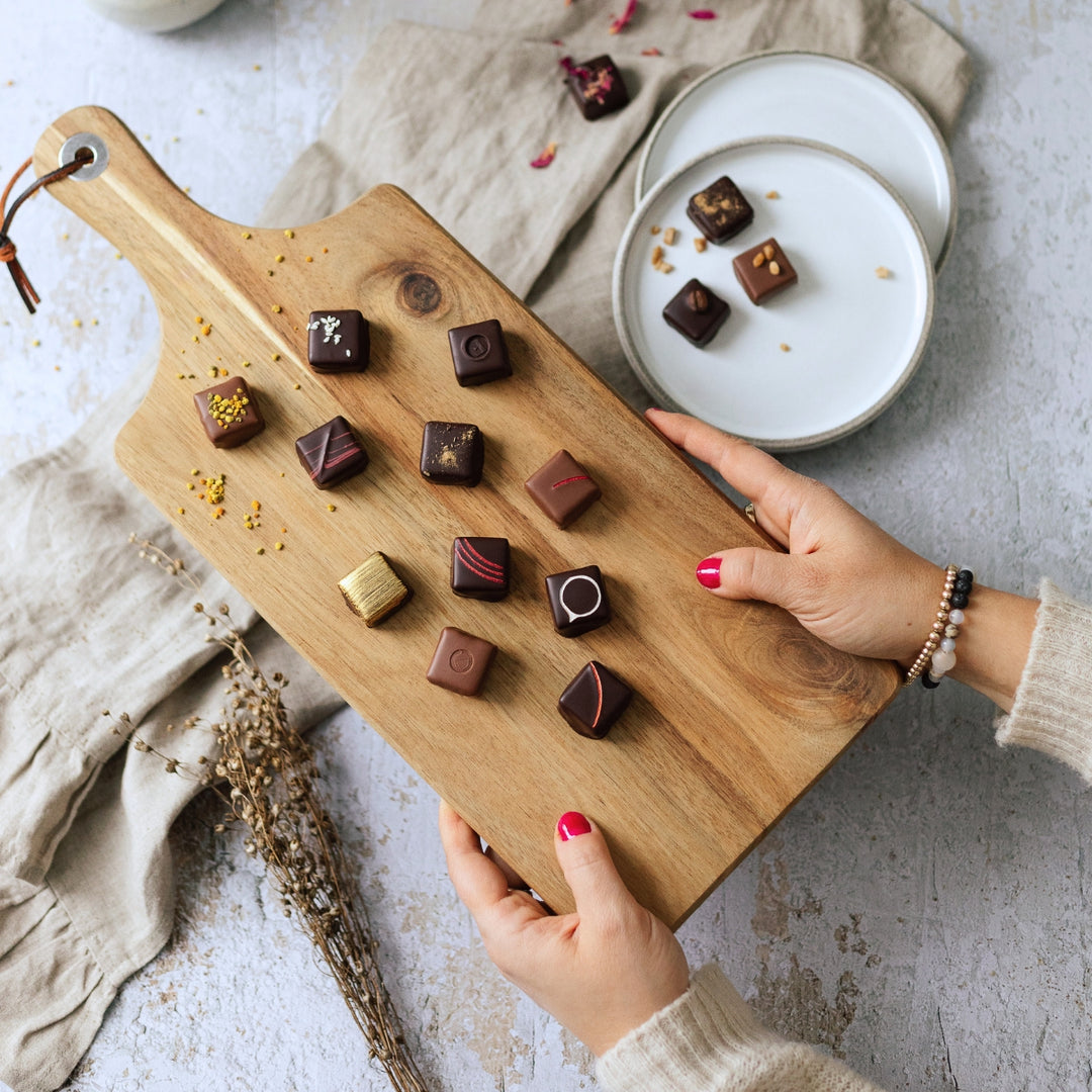Coffret de 3 chocolats fins artisanaux - Sélection faite à la main