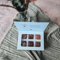 Boîte de 6 chocolats - Coffret cadeau de chocolats fins artisanaux