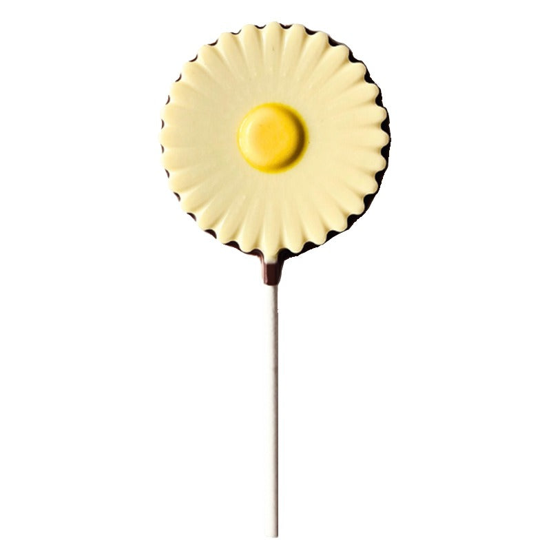 Sucette en chocolat au lait Fleur 25g