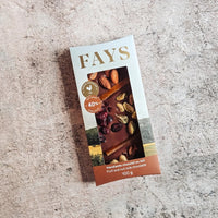 Tablette de chocolat au lait mendiant 100 g