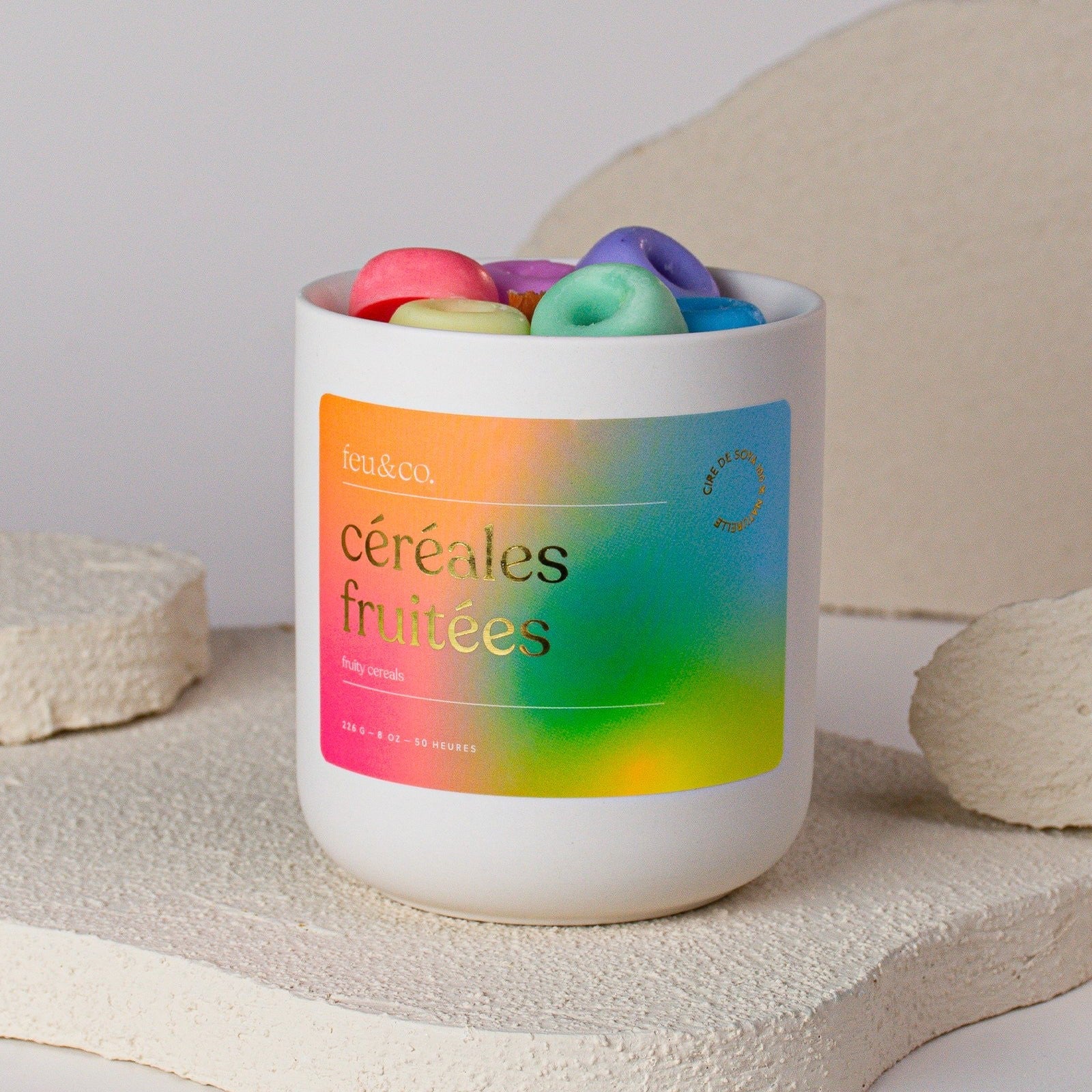 Bougie - Céréales fruitées 8oz