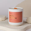 Bougie - Pêche et Crème 8oz