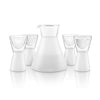 5 Piece Frosted Sake Decanter Set