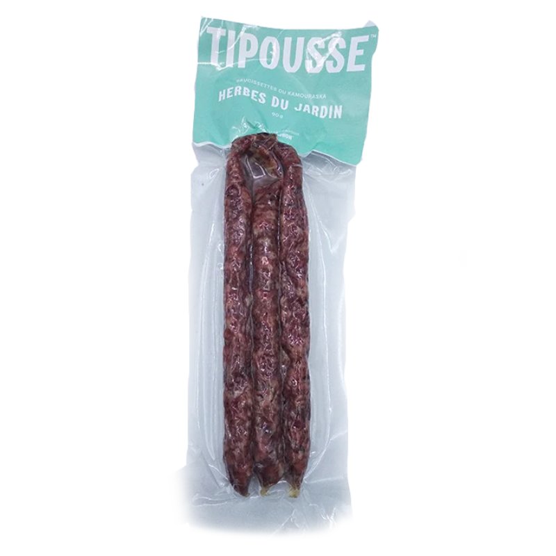 Saucisson Sec Artisanal Tipousse - Herbes du Jardin 90g