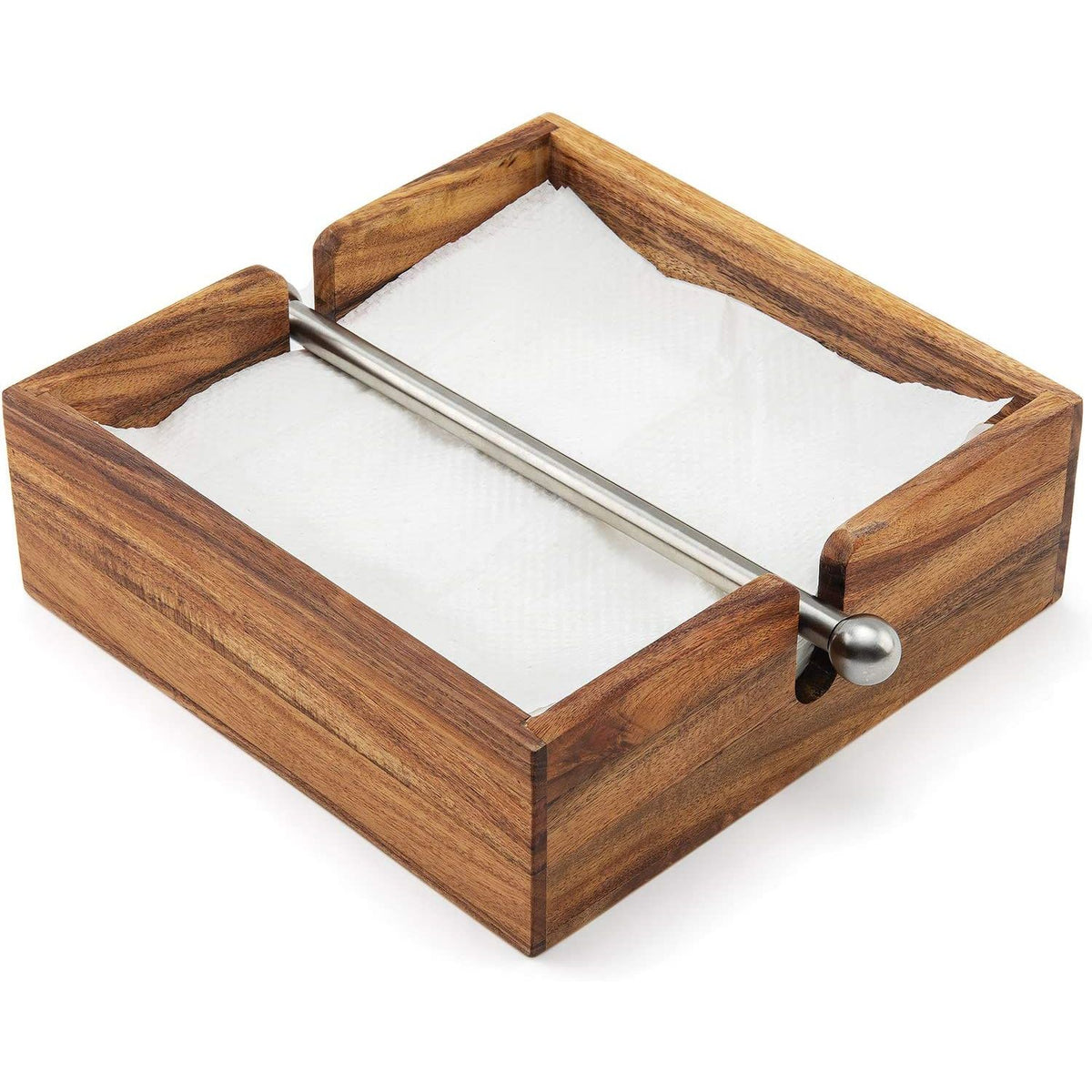 Acacia Wood Napkin Holder