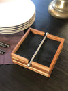 Acacia Wood Napkin Holder