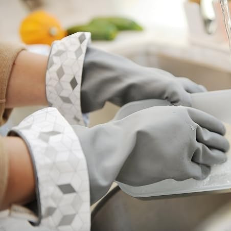 Gants de nettoyage en latex naturel Splash Control