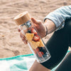 Bouteille d'eau avec infuseur en verre à double paroi COPENHAGEN