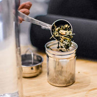 Bouteille d'eau avec infuseur en verre à double paroi COPENHAGEN