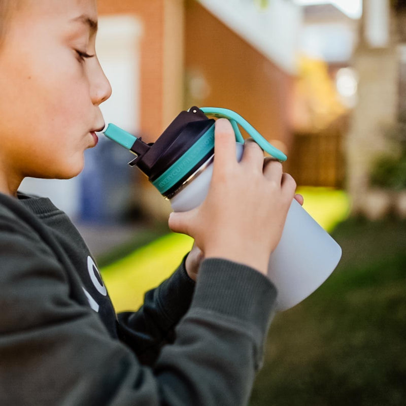 LIL CHILL Bouteille d'eau isotherme pour enfants - gris