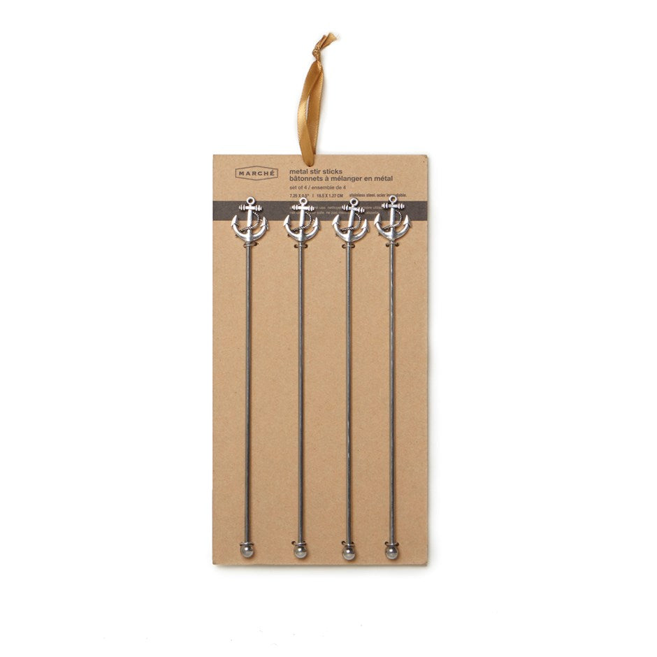 Anchor Metal Stir Sticks