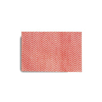 Chevron Rattan Placemat Red