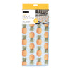 Pineapple Printed Drying Mat Black 15" x 20"